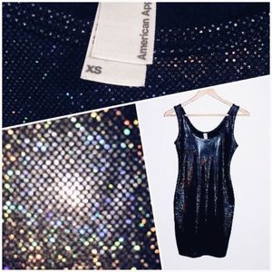 AA Holographic Mini Dress